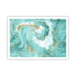 Poster - Onder de grote golf van het Edo-tijdperk - 100x70 cm