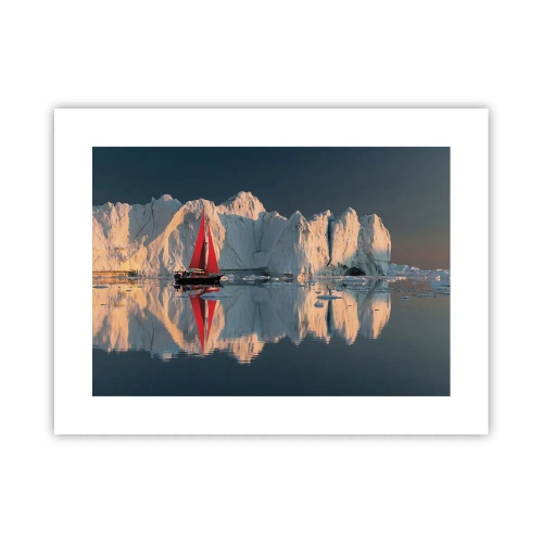 Poster - Aan de rand van de wereld - 40x30 cm