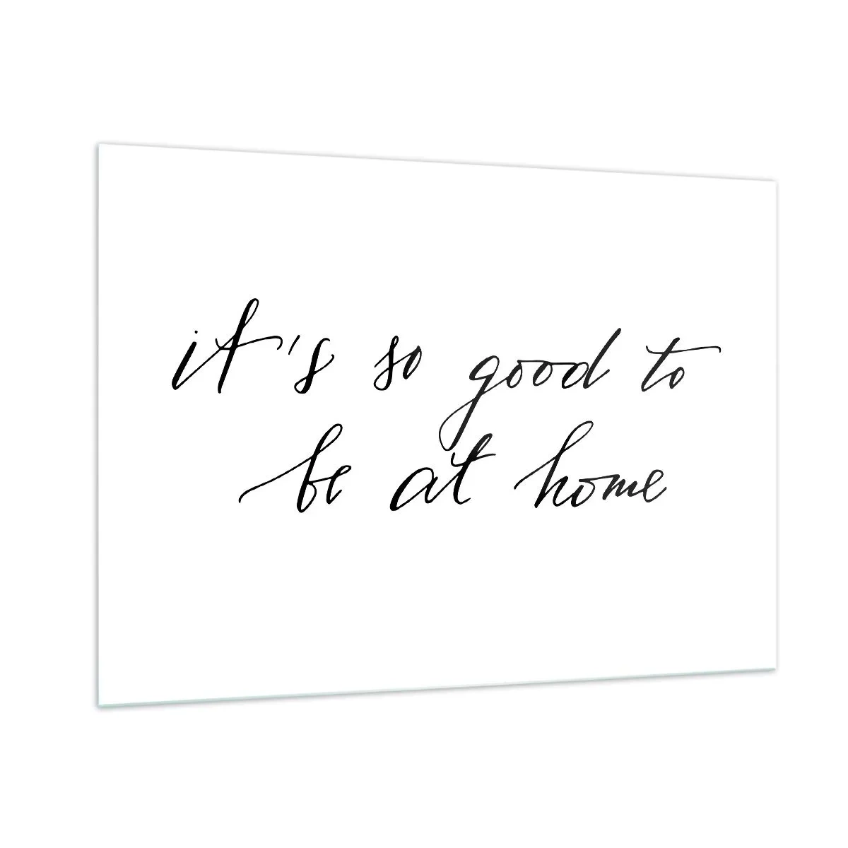 Schilderen op glas - De hele waarheid - 100x70 cm