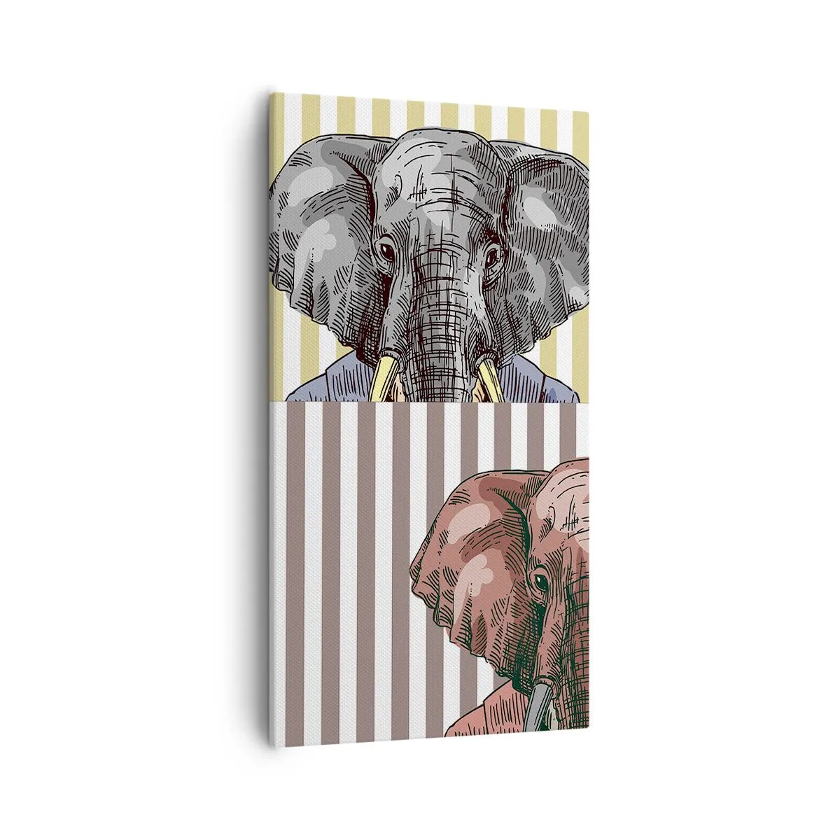 Schilderen op canvas - Elegant van nature - 55x100 cm