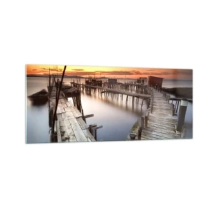 Schilderen op glas - Authentiek, geen toeristendummy? - 100x40 cm