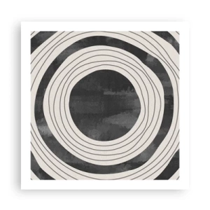 Poster - Precies op het punt - 60x60 cm