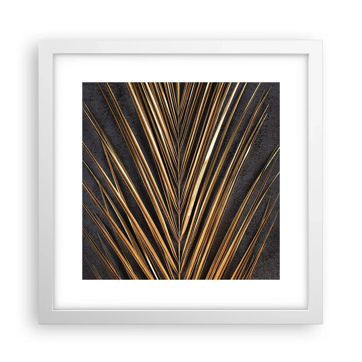 Poster in een witte lijst - Het goud van de tropen - 30x30 cm