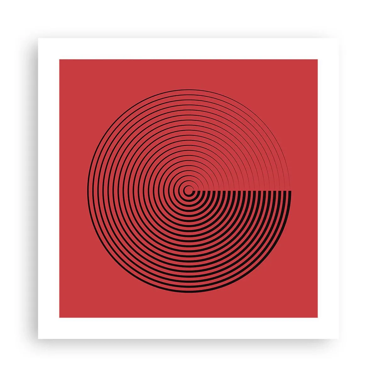 Poster - Circulaire beweging - 50x50 cm