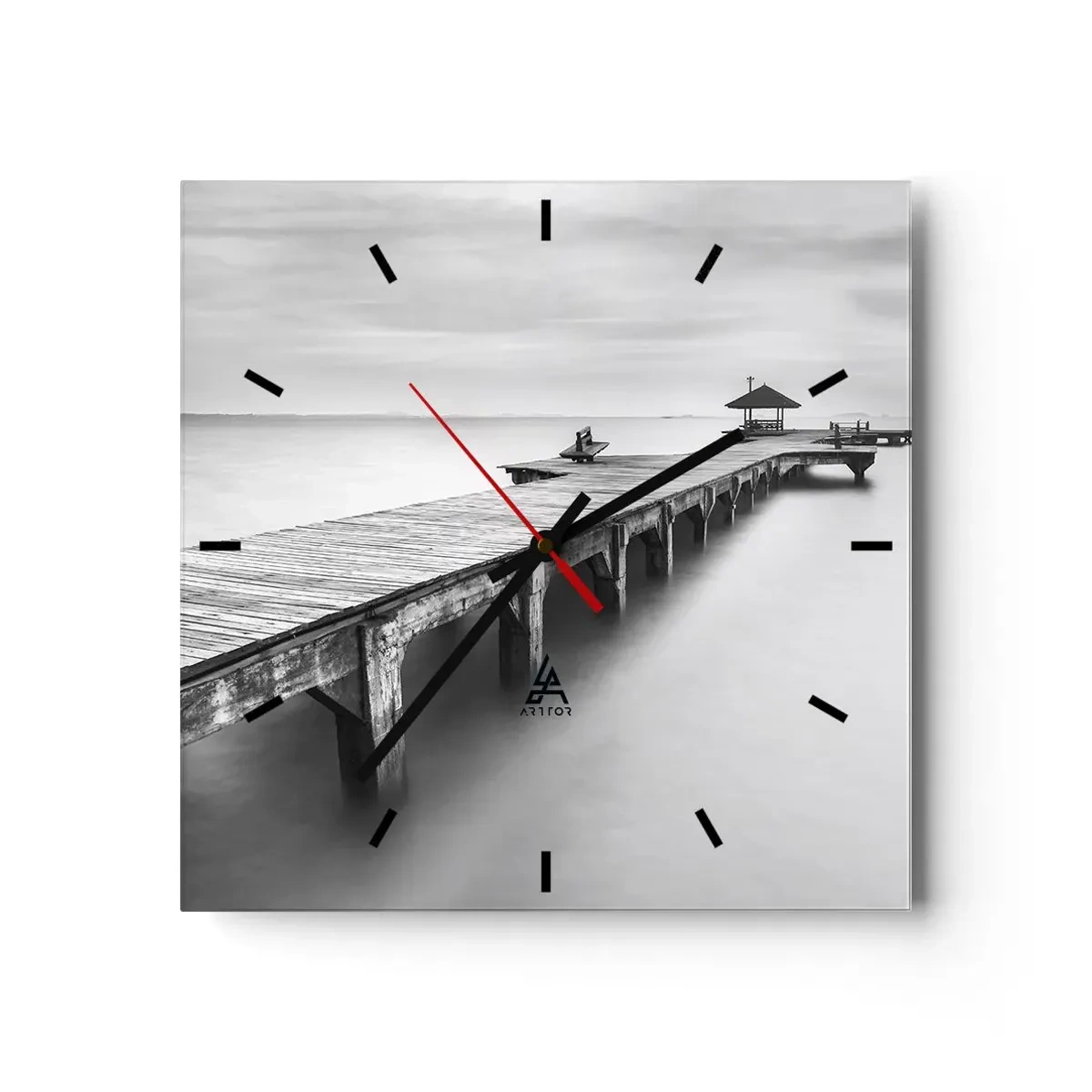 Wandklok - Klok - In de verte - 40x40 cm