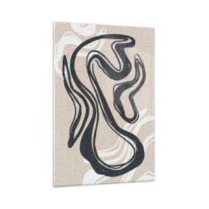 Schilderen op glas - Expressie vermenigvuldigd - 70x100 cm