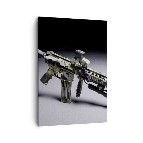 Schilderen op canvas - Altijd dreigend - 50x70 cm