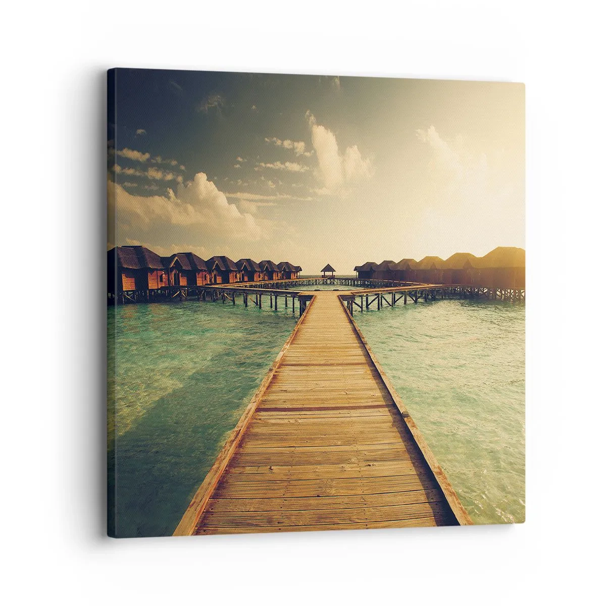 Schilderen op canvas - Een warme uitnodiging - 30x30 cm