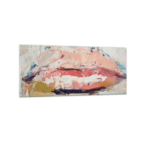 Schilderen op glas - Het wekt de zintuigen - 120x50 cm