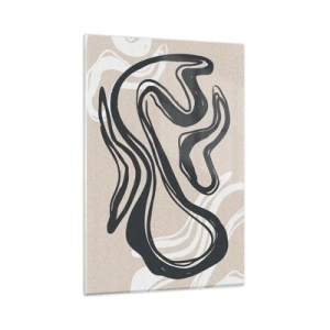 Schilderen op glas - Expressie vermenigvuldigd - 80x120 cm