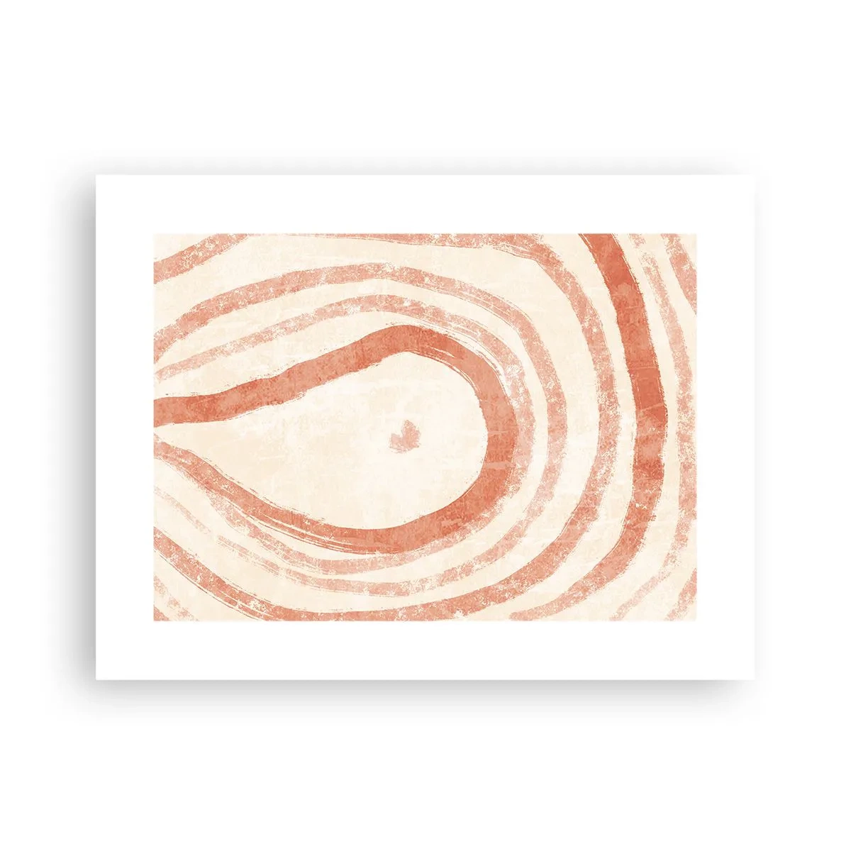 Poster - Koraalcirkels – compositie - 40x30 cm