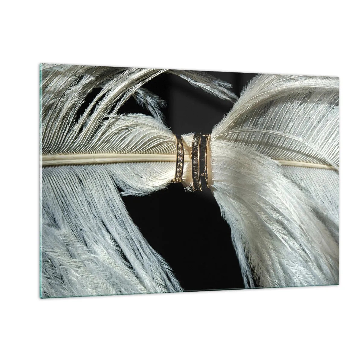 Schilderen op glas - ... en ik zal je niet verlaten ... - 120x80 cm