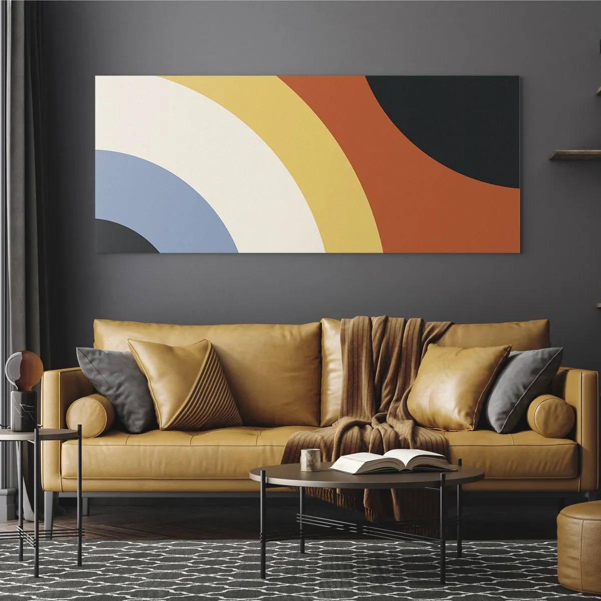Schilderen op glas - Naar mezelf toe - 100x40 cm