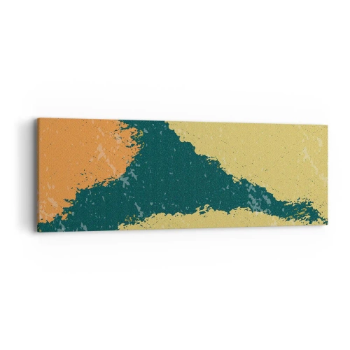 Schilderen op canvas - Abstractie – langzame beweging - 90x30 cm