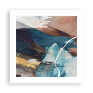 Poster - Met panache en energie - 40x40 cm