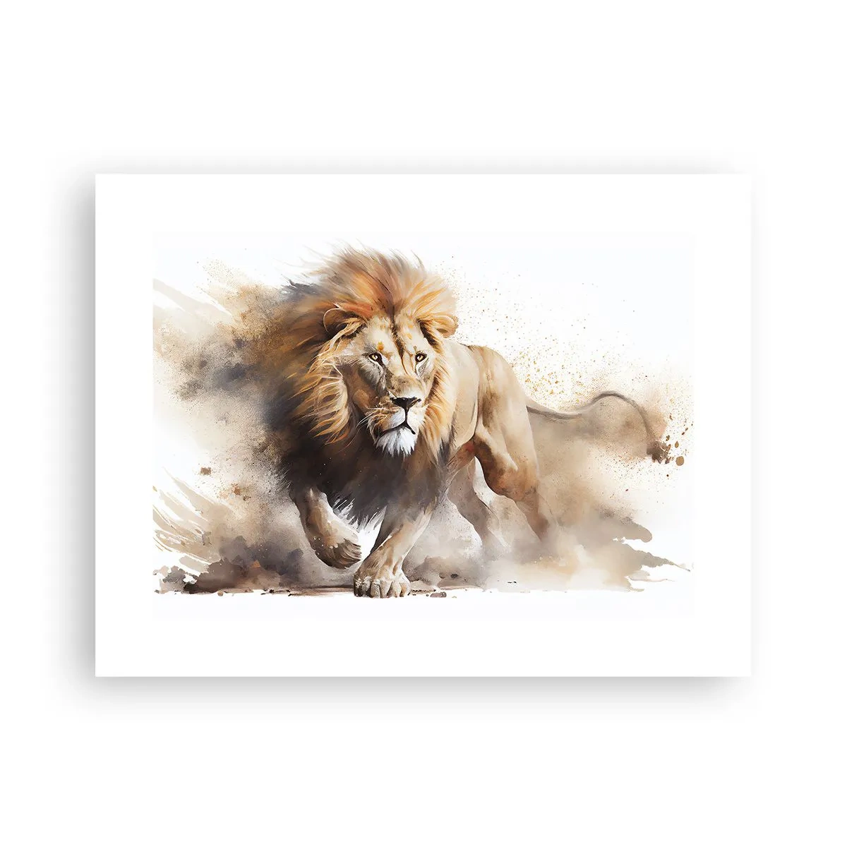 Poster - De koning vertrekt - 40x30 cm