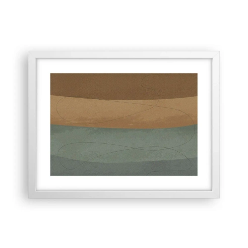 Poster in een witte lijst - Horizontale compositie - 40x30 cm