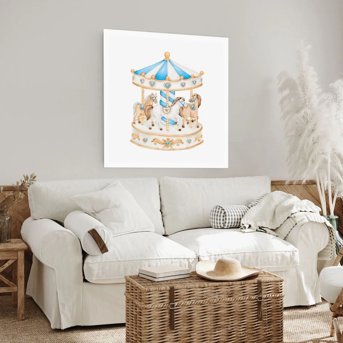 Poster - Zoete jeugd - 60x60 cm