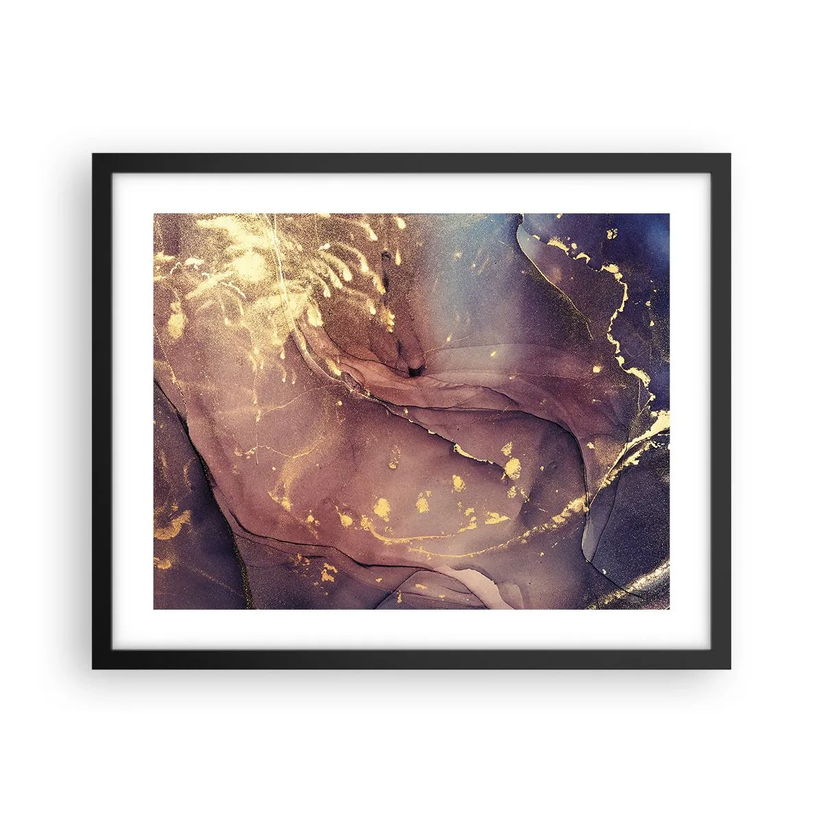 Poster in een zwarte lijst - Materie en geest - 50x40 cm