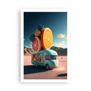 Poster - De smaak van vakantie - 61x91 cm