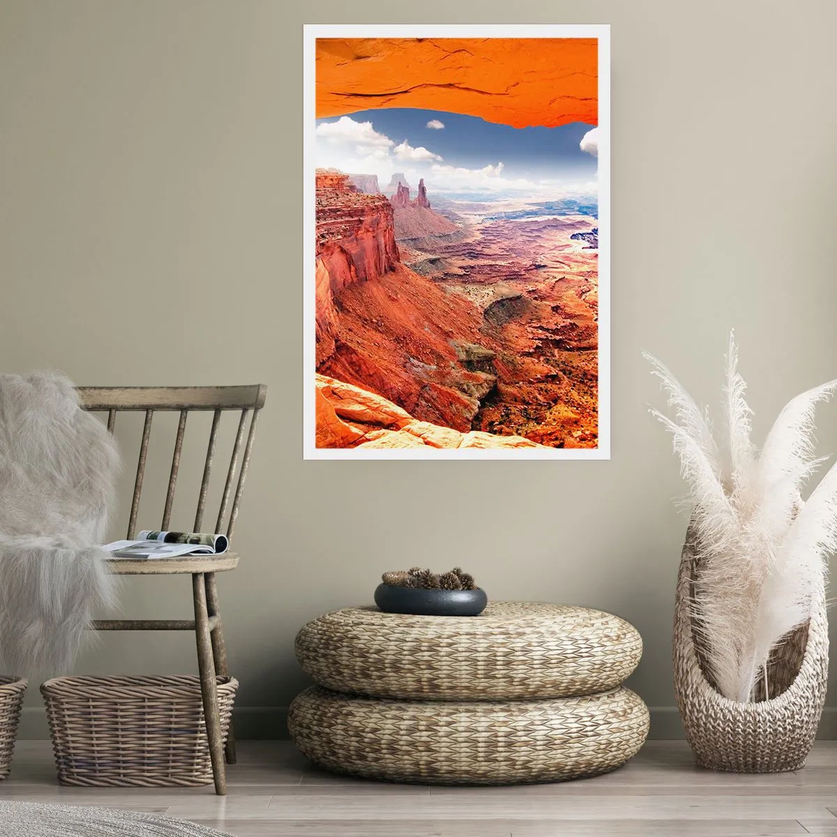 Poster - Door de natuur zelf gebeeldhouwd - 30x40 cm