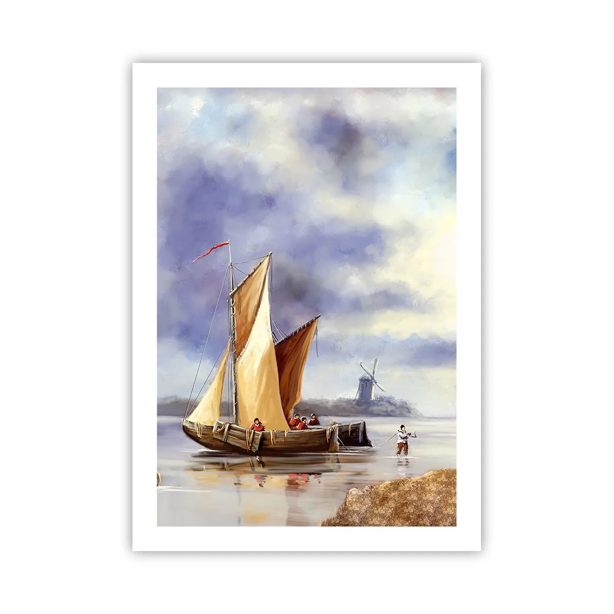 Poster - De terugkeer van zeelieden - 50x70 cm