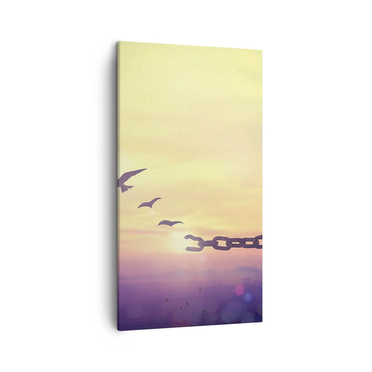 Schilderen op canvas - De overwinning van vrijheid - 45x80 cm