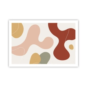 Poster - Kronkels of krullen? - 91x61 cm