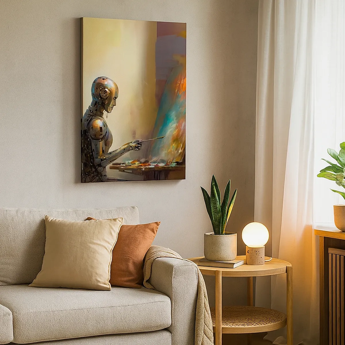 Schilderen op canvas - De kunst van de toekomst - 50x70 cm