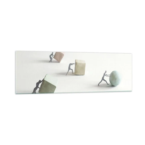 Schilderen op glas - Puur leven - 160x50 cm