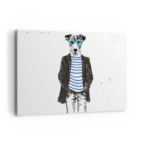 Schilderen op canvas - God behoed! - 120x80 cm
