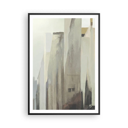 Poster in een zwarte lijst - Droom over de stad - 70x100 cm