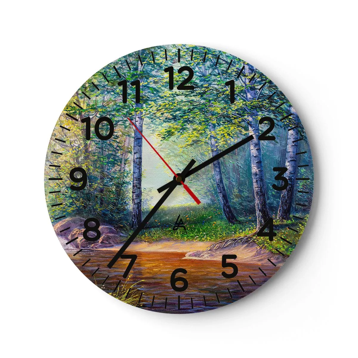 Wandklok - Klok - Idyllisch landschap - 30x30 cm