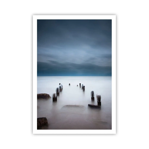 Poster - Peinzend meer - 70x100 cm