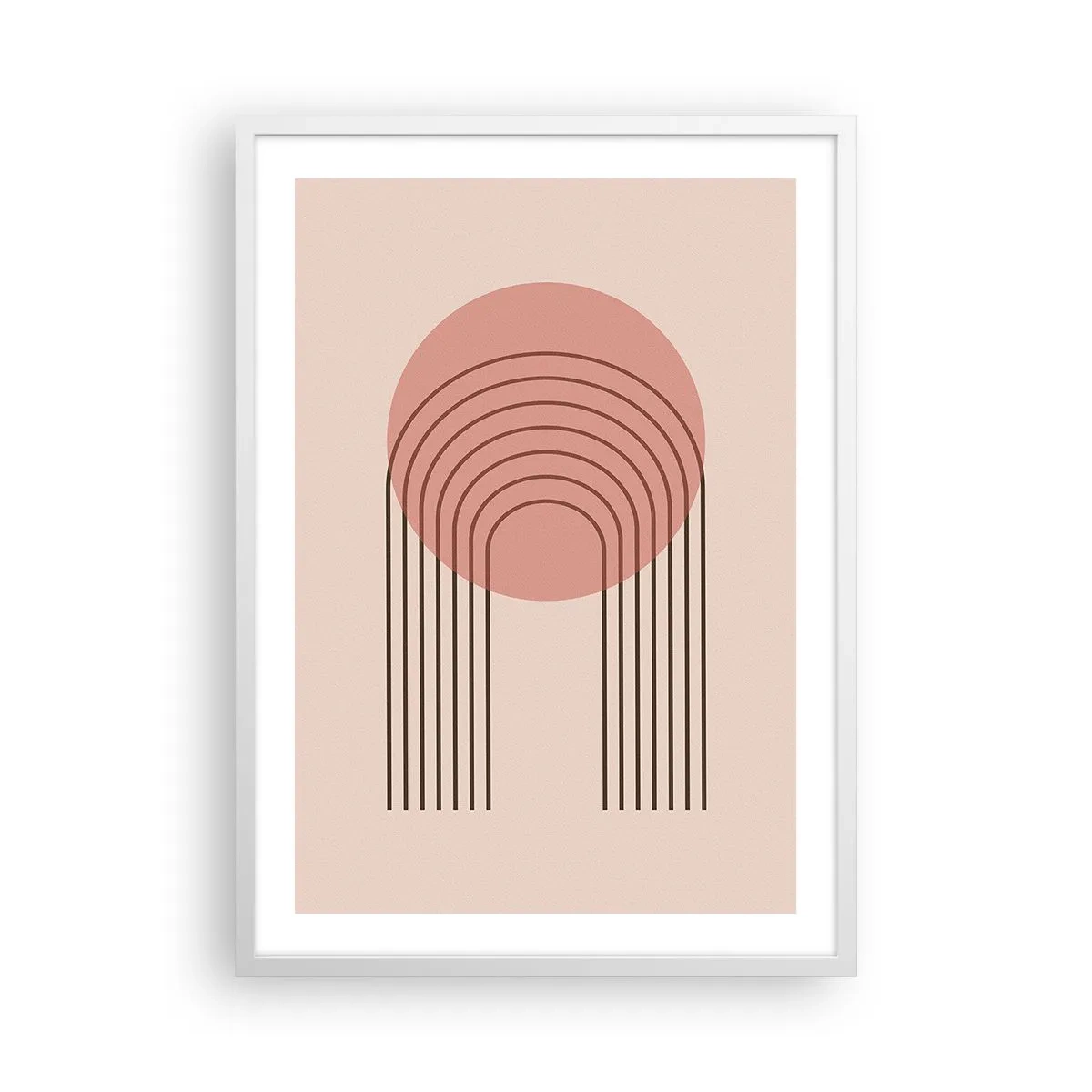 Poster in een witte lijst - Onweerstaanbare aantrekkingskracht - 50x70 cm