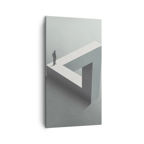 Schilderen op canvas - Maar het is toch mogelijk - 45x80 cm