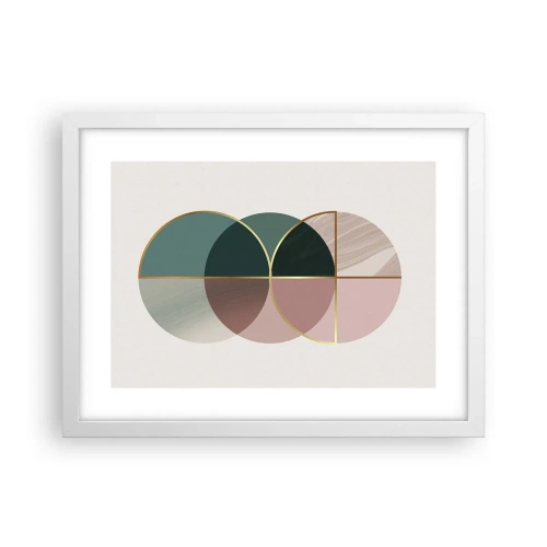 Poster in een witte lijst - Wiel voor wiel... - 40x30 cm