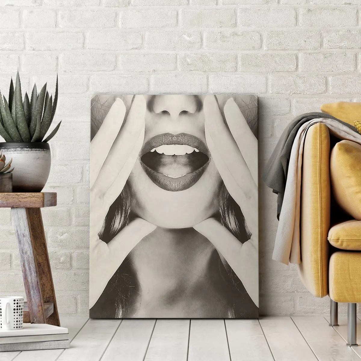 Schilderen op canvas - Ik kom al! - 50x70 cm
