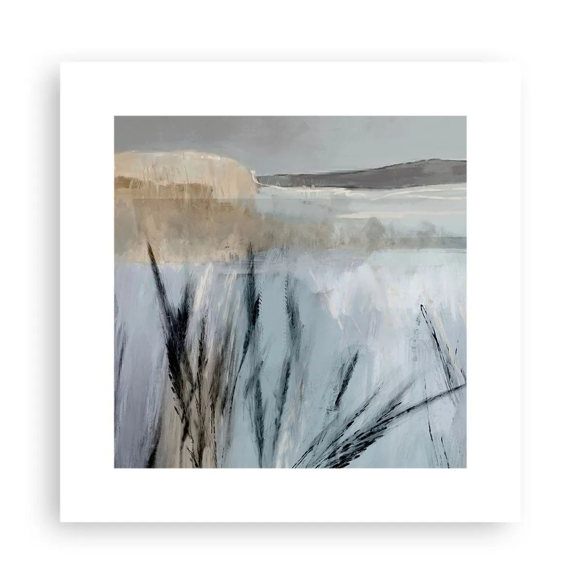 Poster - Wintervelden - 30x30 cm