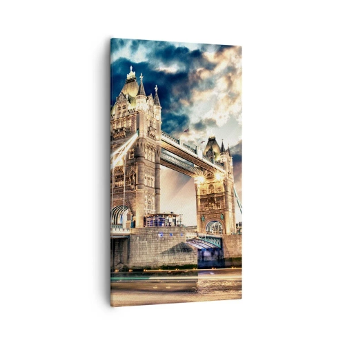 Schilderen op canvas - Victoriaans rijksmonument - 55x100 cm