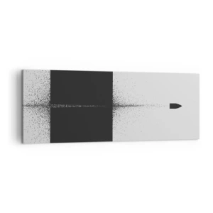 Schilderen op canvas - Rechtstreeks naar het doel - 140x50 cm