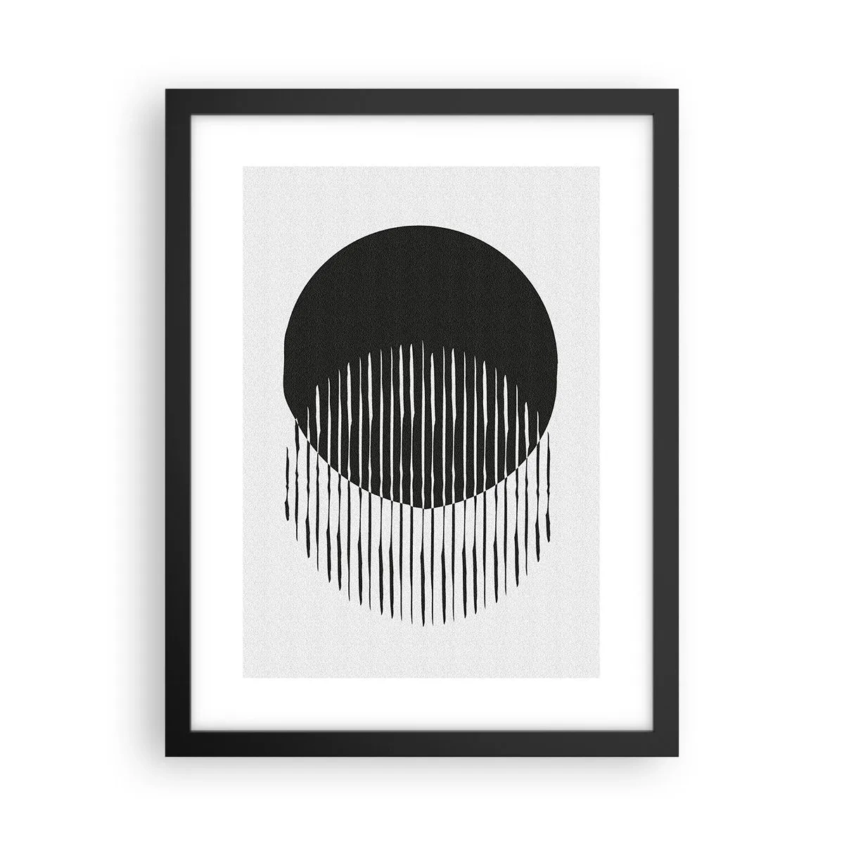 Poster in een zwarte lijst - Zijn alter ego - 30x40 cm