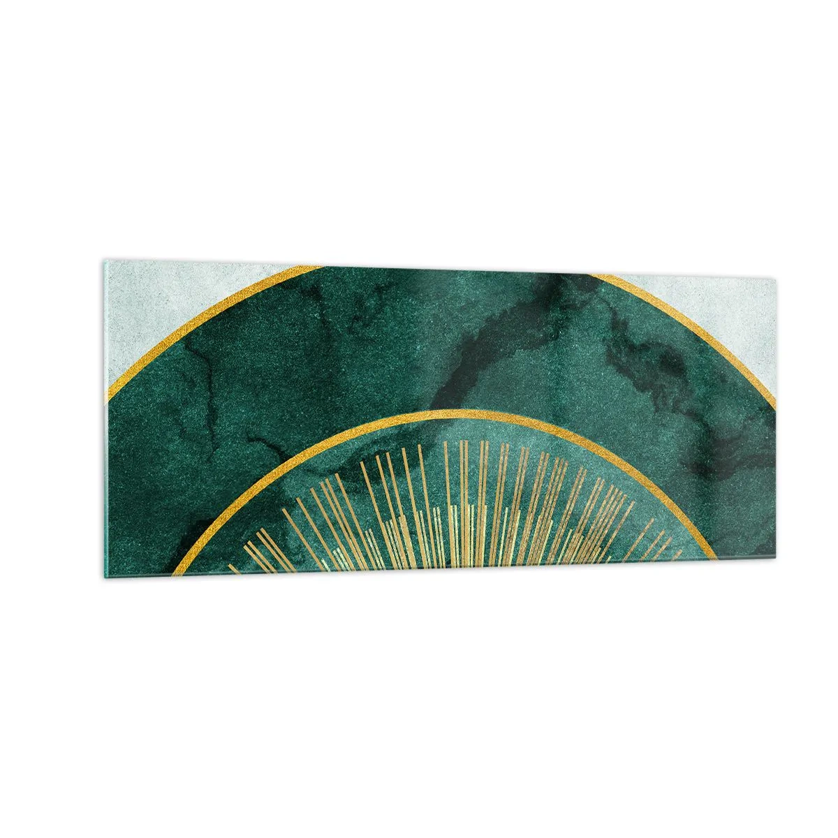 Schilderen op glas - Een ander zonnestelsel - 100x40 cm