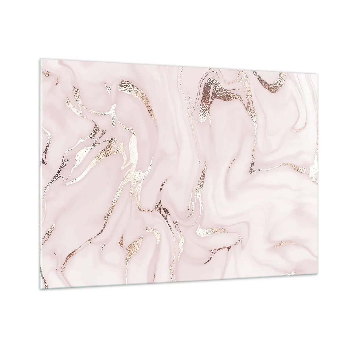 Schilderen op glas - In een roze sjaal - 100x70 cm