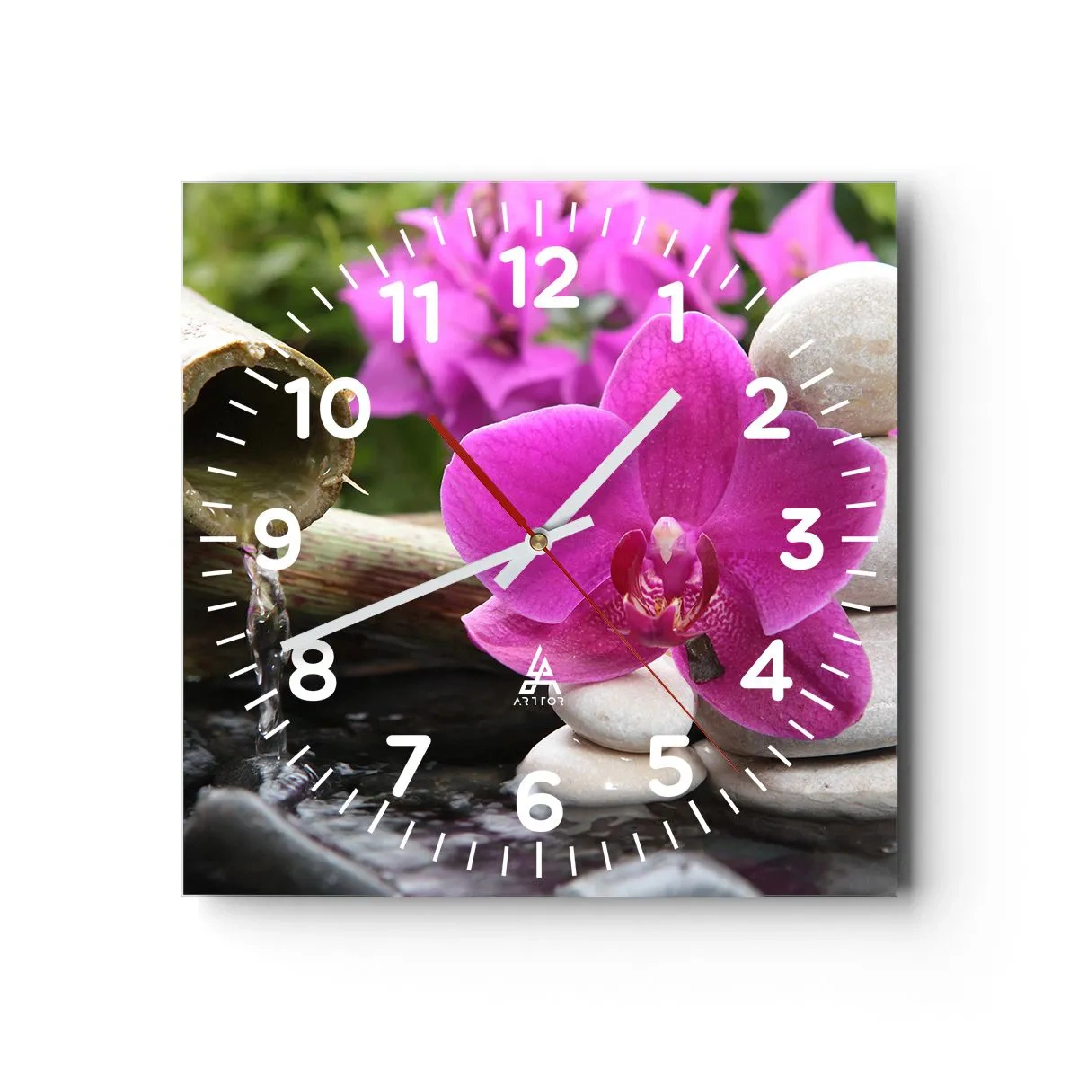 Wandklok - Klok - Je bent al aan het rusten - 40x40 cm