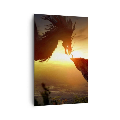 Schilderen op canvas - Drakendoder - 80x120 cm