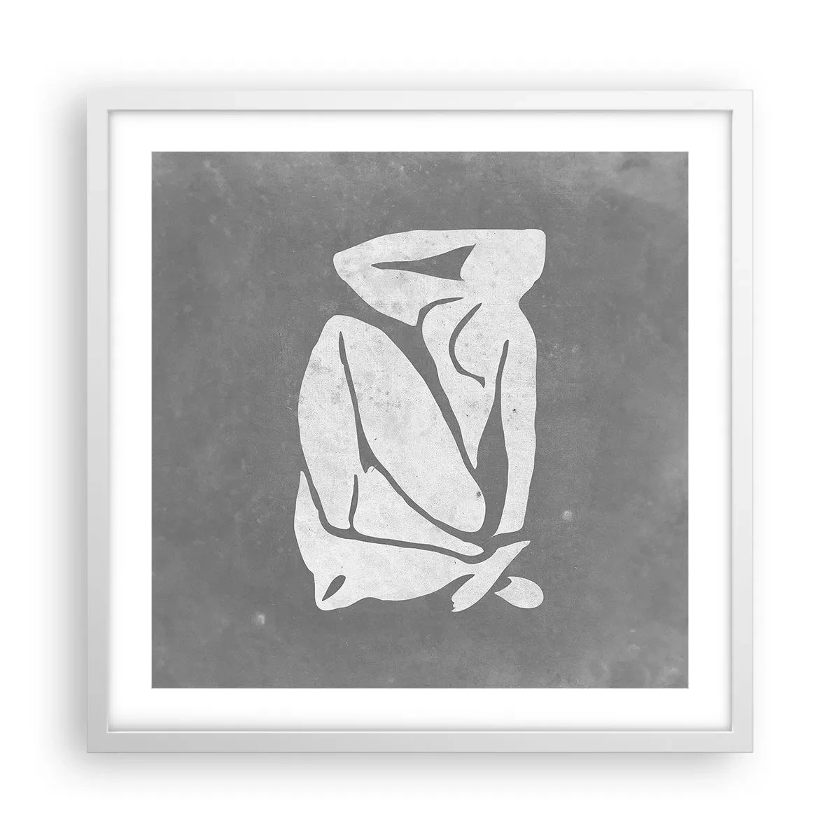 Poster in een witte lijst - In reflectie - 50x50 cm