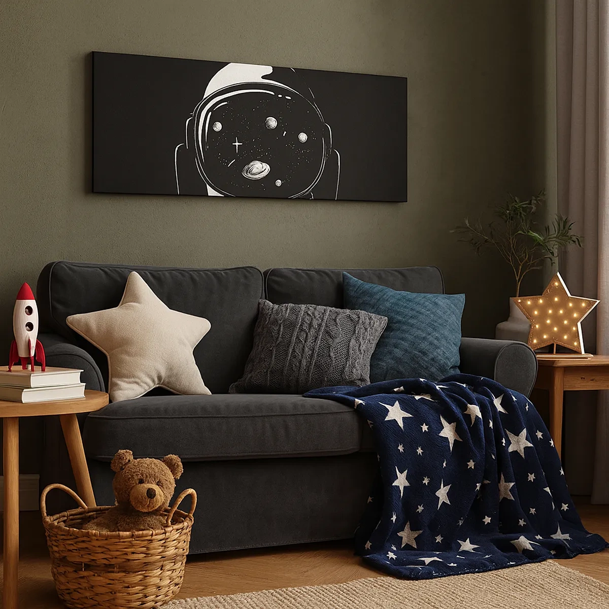 Schilderen op canvas - Mooi uitzicht - 30x30 cm