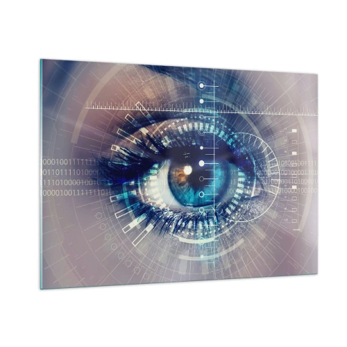 Schilderen op glas - Je denkt dat je me kent - 100x70 cm