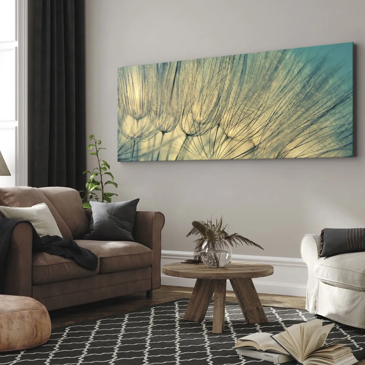 Schilderen op canvas - In afwachting van de wind - 100x40 cm